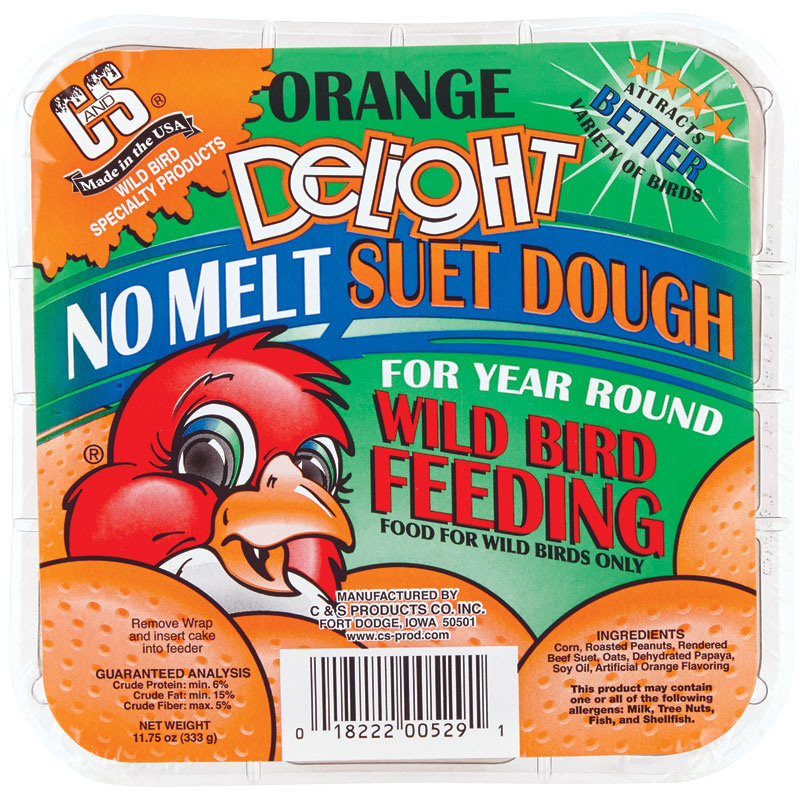 C&S® Orange Delight Suet Cake, 11.75 Oz.