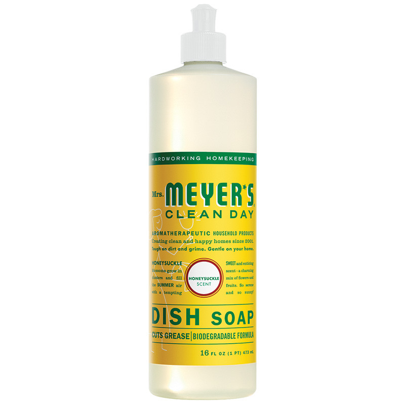 Mrs. Meyer's® Clean Day Dish Soap Honeysuckle, 16 Oz.