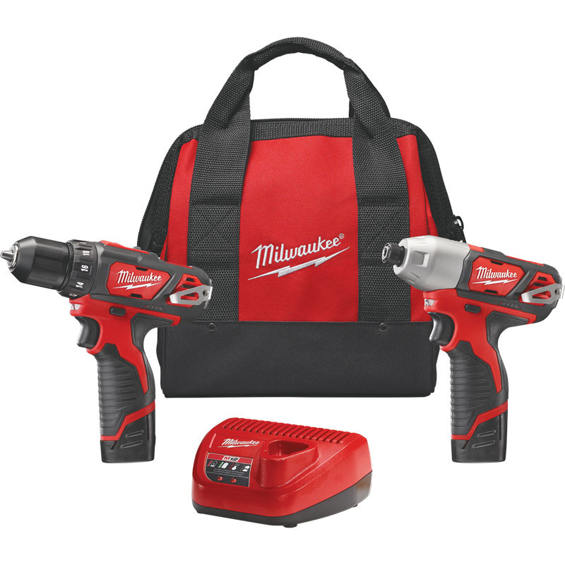 Milwaukee® M12™ Drill/Driver & Impact Driver Combo Kit