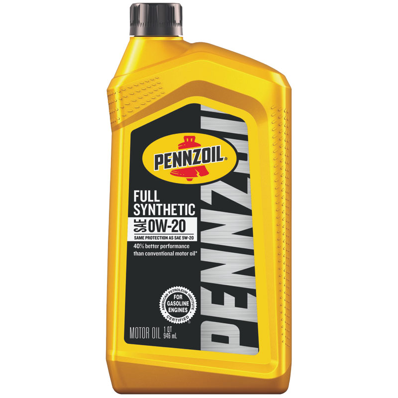 Pennzoil® Synthetic SAE 0W20 Motor Oil, 1 Qt.