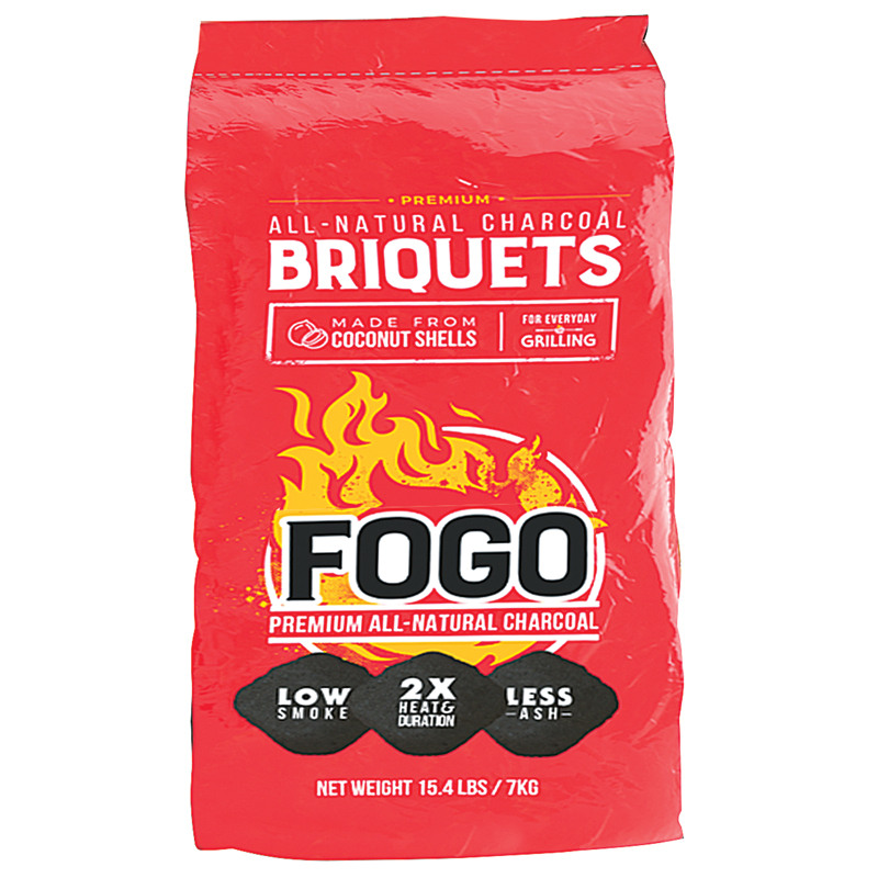 FOGO® Premium All-Natural Coconut Shell Charcoal Briquets, 15.4 LB