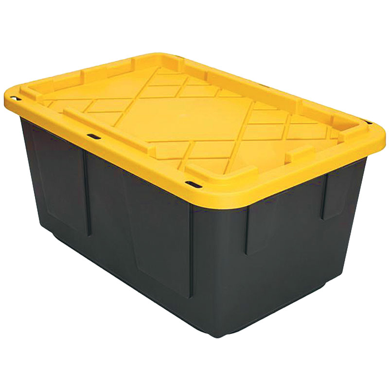 Creative Plastic Concepts Tough Tote Storage Container, 27 Gal.