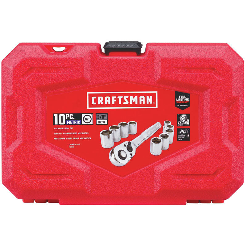 Craftsman® 10 Pc. Metric Standard Socket Set