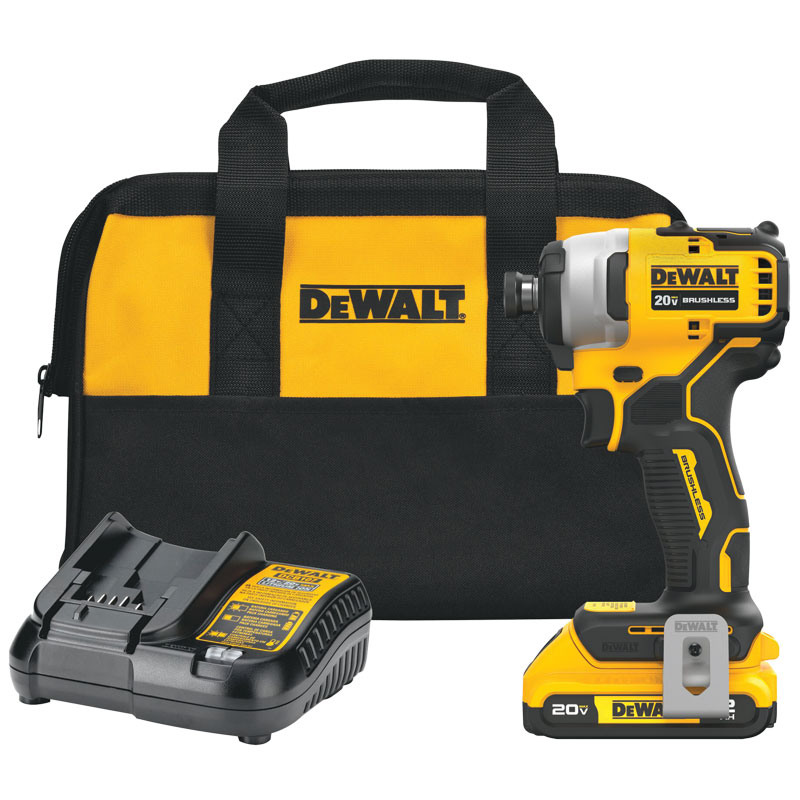 DeWalt® Atomic 20V Cordless Brushless Compact Impact Driver Kit