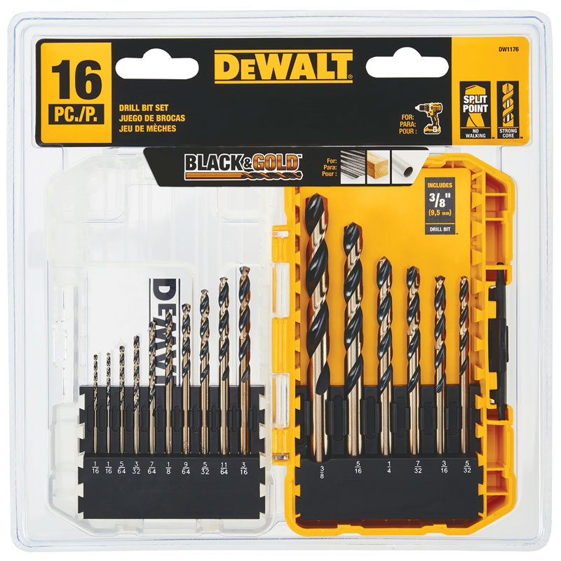 DeWalt® 16 Pc. Metal Drill Bit Set