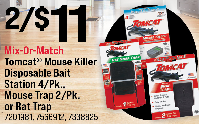 Tomcat® Mouse Killer Bait Stations and Traps