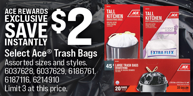 Select ACE® Trash Bags