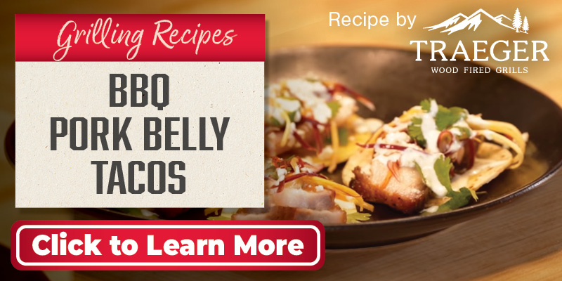 Grilling Recipe - BBQ Pork Belly Tacos