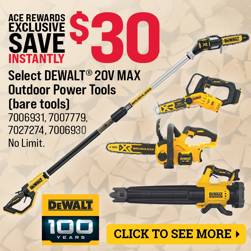 Select DeWalt® 20V MAX Outdoor Power Tools