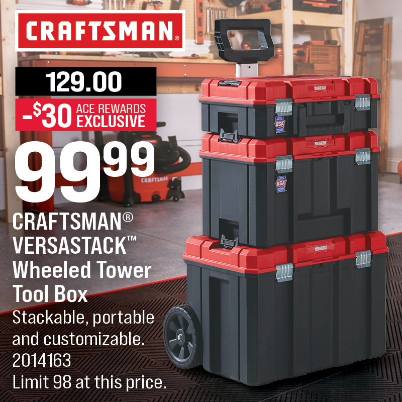 Craftsman® Versastack™ Wheeled Tower Tool Box