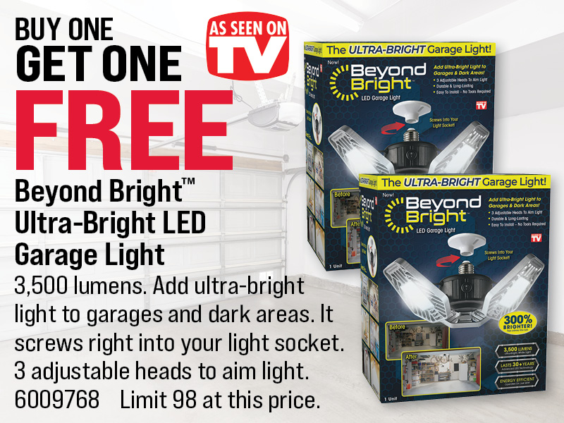 Beyond Bright™ Ultra-Bright LED Garage Light