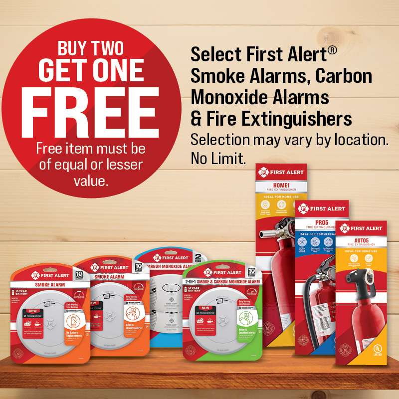 Select First Alert® Fire Safety Products