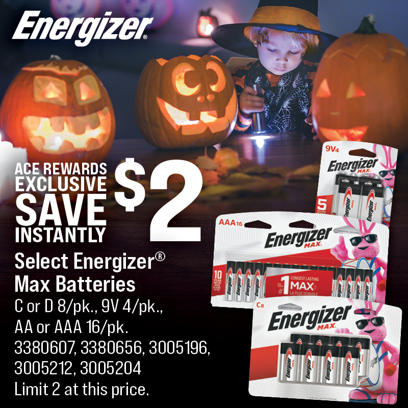 Select Energizer® Max Batteries