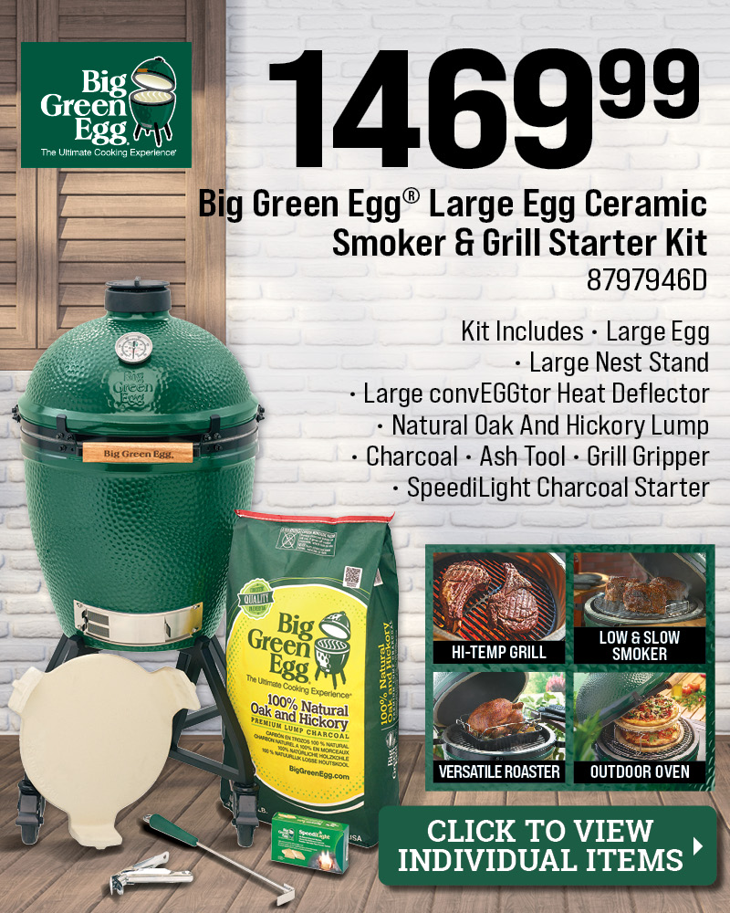 Big Green Egg® Large Egg Ceramic Smoker & Grill Kit