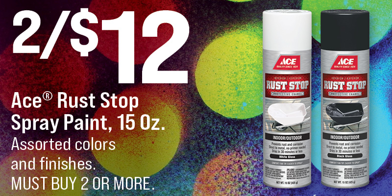 Ace® Rust Stop Spray Paint, 15 Oz.