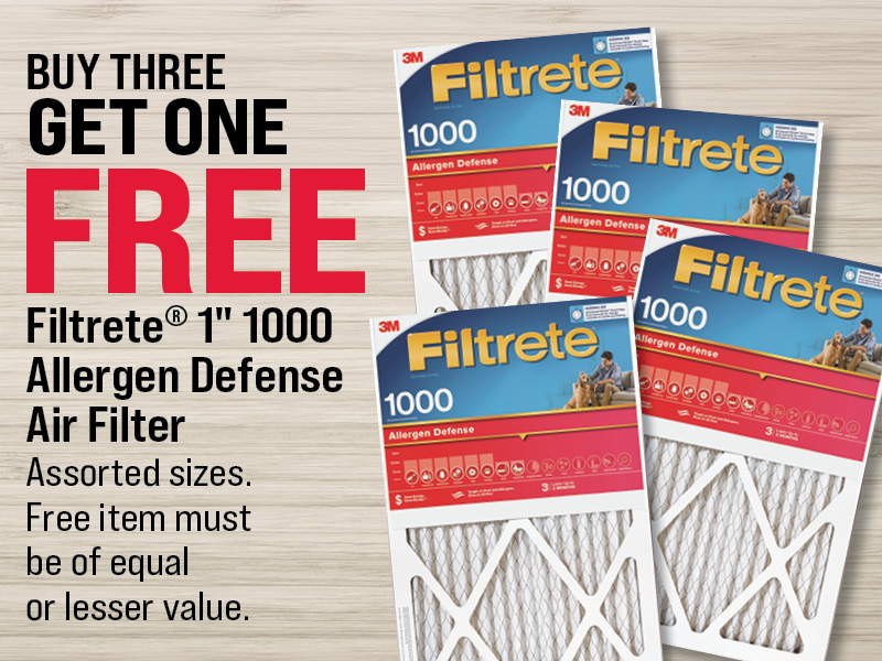 Filtrete® 1" 1000 Allergen Defense Air Filter