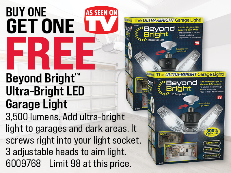 Beyond Bright™ Ultra-Bright LED Garage Light