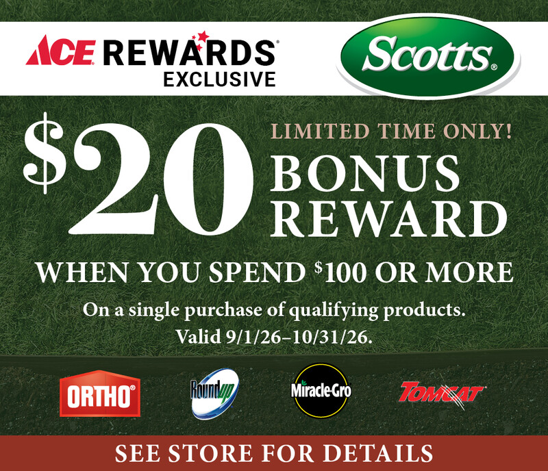 Ace Rewards Exclusive & Scotts $20 Bonus Reward: 100th Anniversary