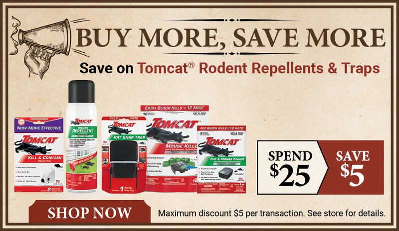 Save on Tomcat® Rodent Repellents & Traps