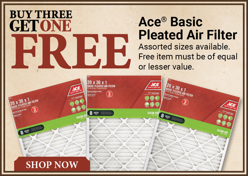 Ace® Basic Pleated Air Filter
