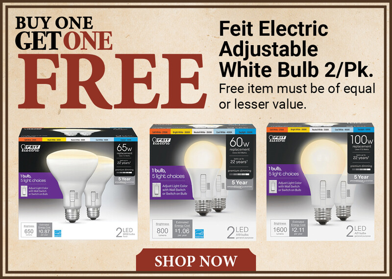 Feit Electric Adjustable White Bulb 2/Pk.