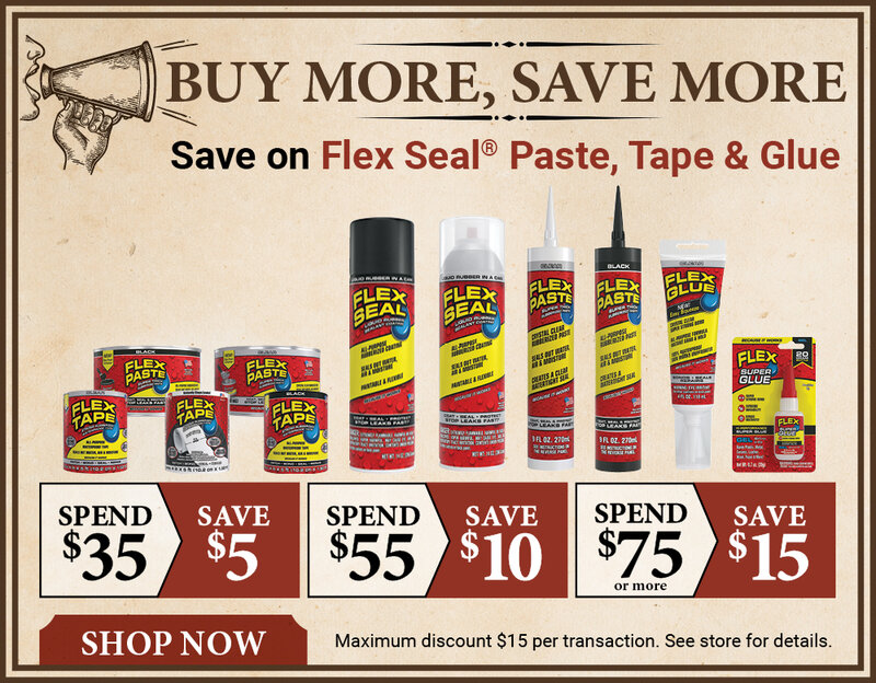Flex Seal® Paste, Tape & Glue