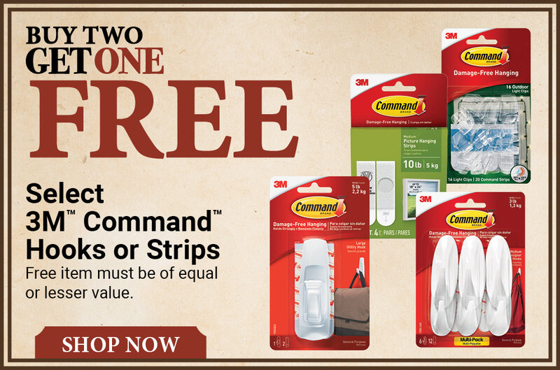 3M Command® and Velcro® Buy Two Get One Free