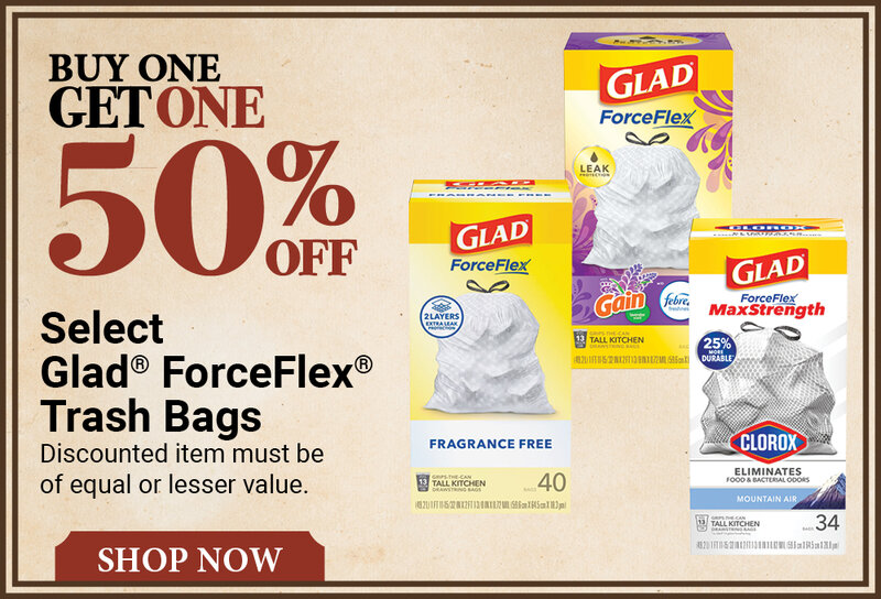 Glad® ForceFlex® Trash Bags