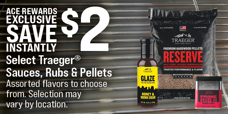 Select Traeger® Sauces, Rubs & Pellets